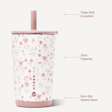 HydroJug Stainless Steel Everyday Tumbler - Magnolia, 14 oz