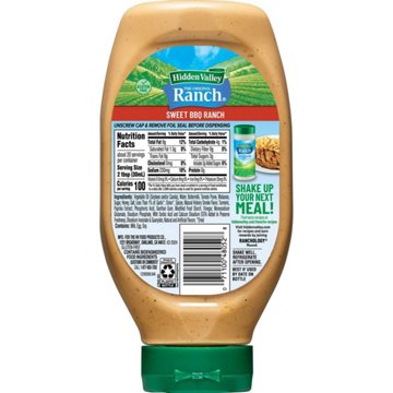 Hidden Valley Original Sweet BBQ Ranch Condiment & Dressing,  Easy Squeeze Bottle