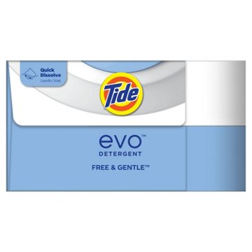 Tide Evo Laundry Detergent Tiles - Free & Gentle