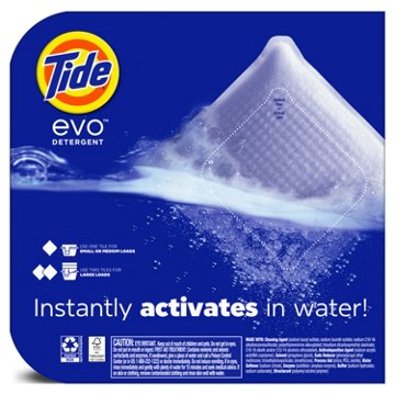 Tide Evo Laundry Detergent Tiles - Free & Gentle