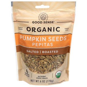 Good Sense Organic Pumpkin Seeds - Salted & Roasted