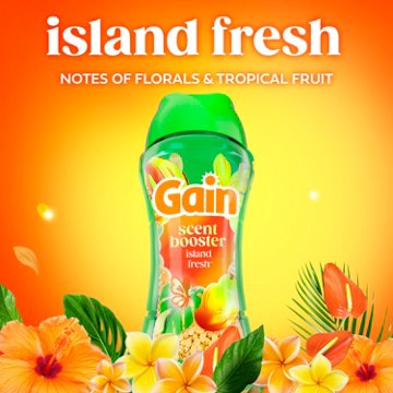 Gain In-Wash Laundry Scent Booster Beads - Island Fresh Scent