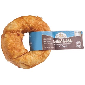 Nothin' To Hide 3" Bagel Beef Dog Chew