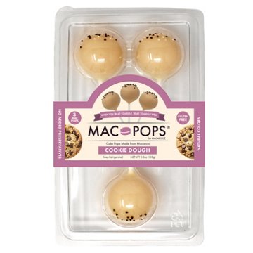 Macarooz Cookie Dough Mac Pops, 3 ct