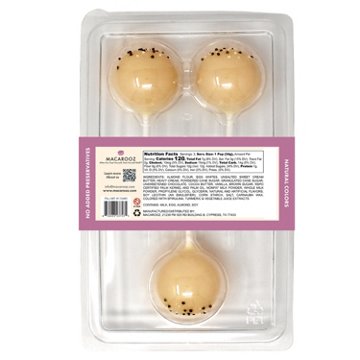 Macarooz Cookie Dough Mac Pops, 3 ct