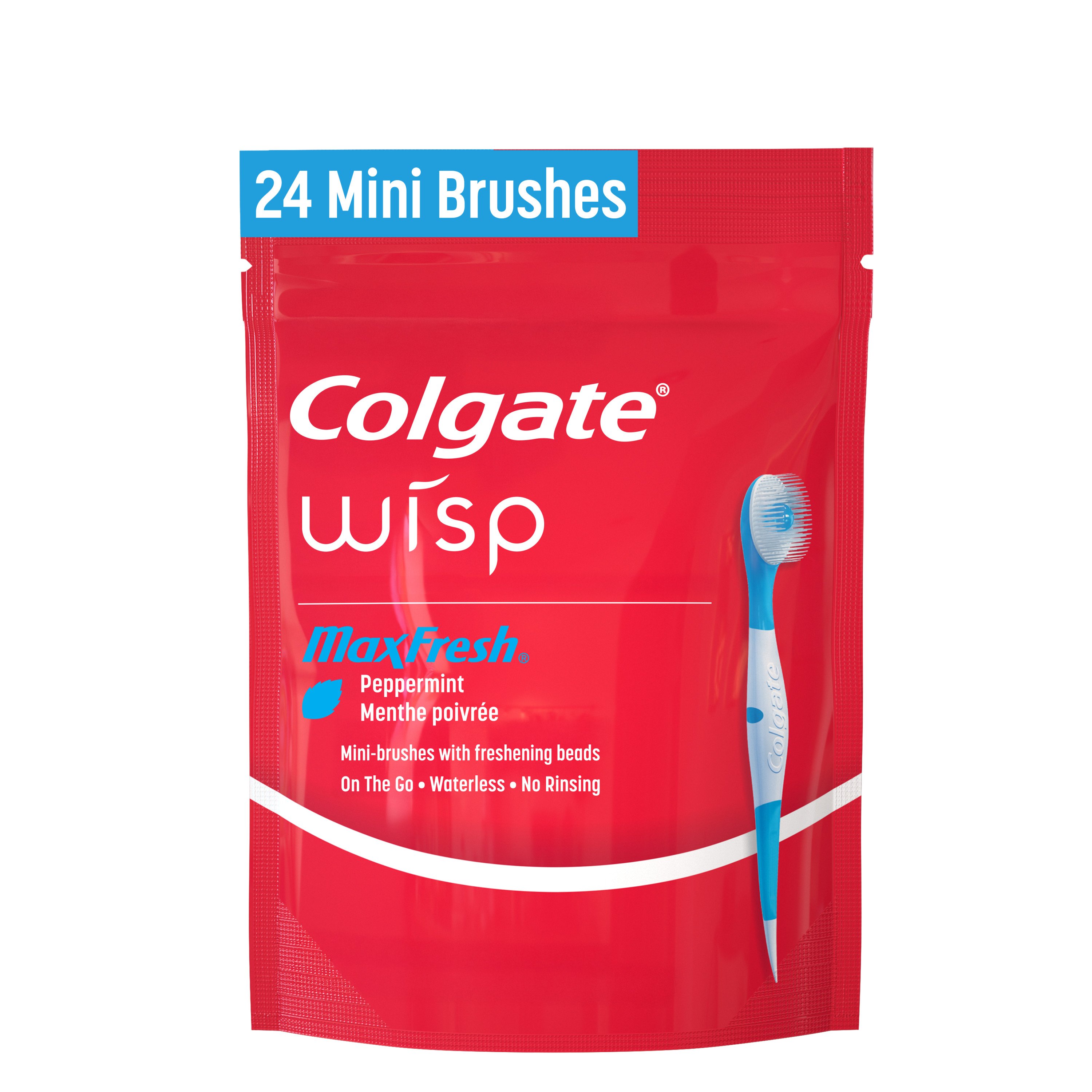 Colgate Wisp Max Fresh Mini Disposable Toothbrush Picks - Peppermint ...