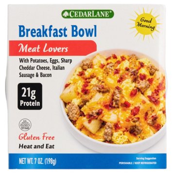 Cedarlane Meat Lovers Breakfast Bowl