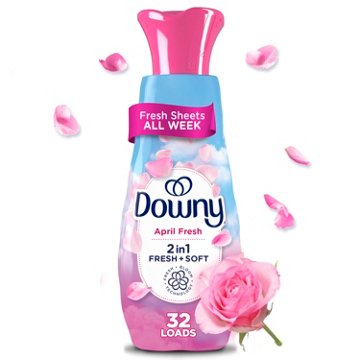 Downy 2-in-1 Fresh & Soft Fabric Softener, 32 Loads - April Fresh