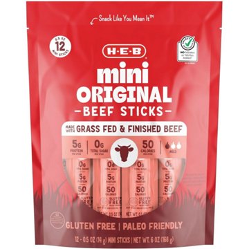 H-E-B Mini Original Beef Sticks