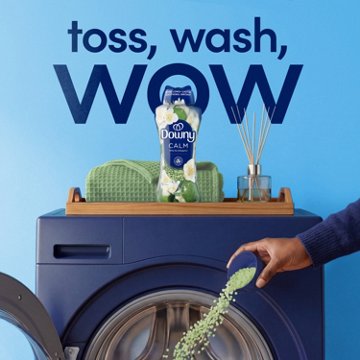 Downy In-Wash Laundry Scent Booster Beads - Soothing White Tea and Bergamot Scent