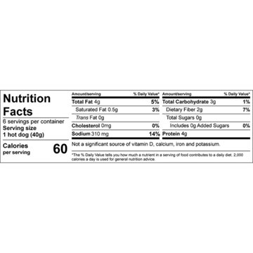 Better Balance Plant Based Hot Dog - Classic , 8.47 oz