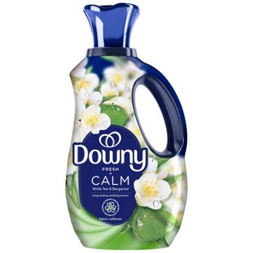 Downy Fresh + Calm Fabric Softener, 83 Loads, White Tea & Bergamot