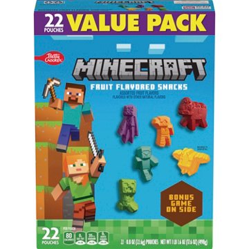 Betty Crocker Minecraft Fruit Flavored Snacks - Value Pack