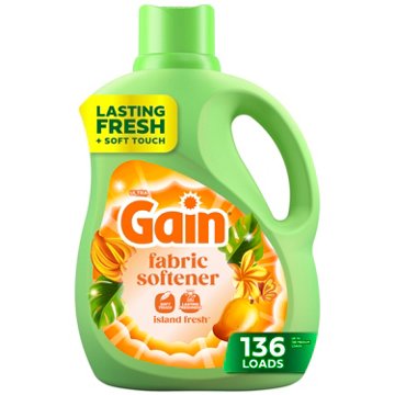 Gain Fabric Softener, 136 Loads - Island Fresh