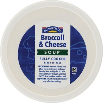 Hill Country Fare Broccoli & Cheese Soup, 10 oz