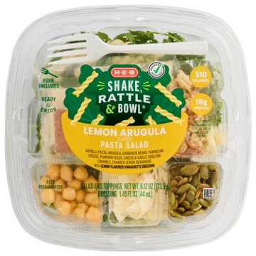 H-E-B Shake Rattle & Bowl - Lemon Arugula Pasta Salad