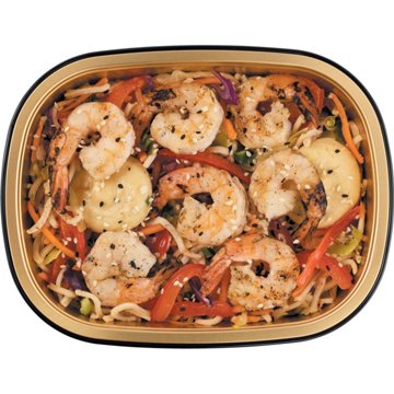 Meal Simple by H-E-B Miso Grilled Shrimp with Asian Noodles