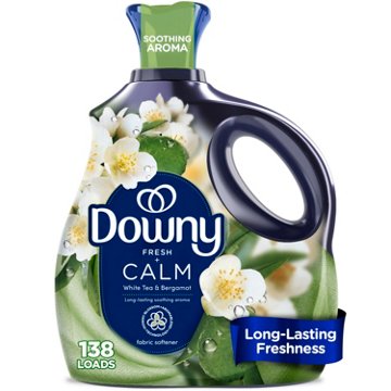 Downy Fresh + Calm Fabric Softener, 138 Loads, White Tea & Bergamot