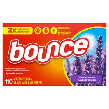 Bounce Dryer Sheets - French Lavender