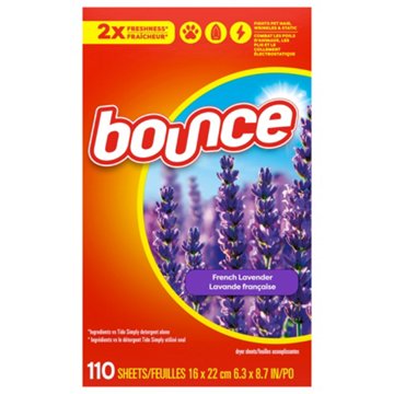 Bounce Dryer Sheets - French Lavender