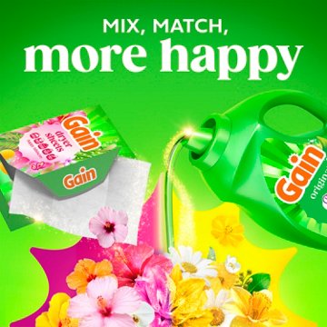 Gain Laundry Dryer Sheets Fabric Softener Anti Static Sheets - Happy Hibiscus Scent