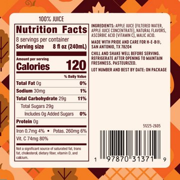 H-E-B Spiced Orange Flavored Apple Cider