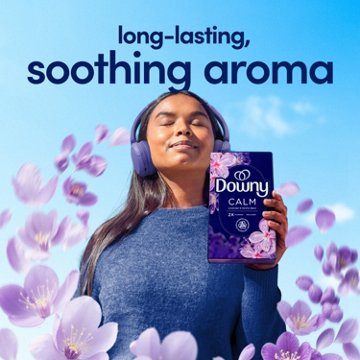 Downy Mega Dryer Sheets Laundry Fabric Softener - Lavender and Vanilla Bean