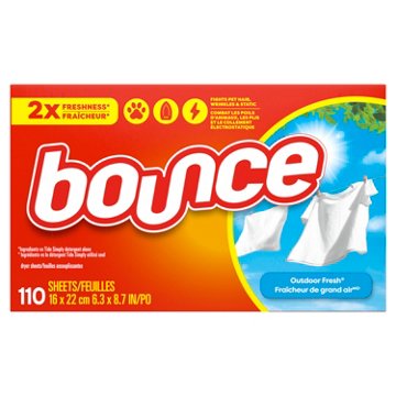 Bounce Dryer Sheets - Outdoor Fresh