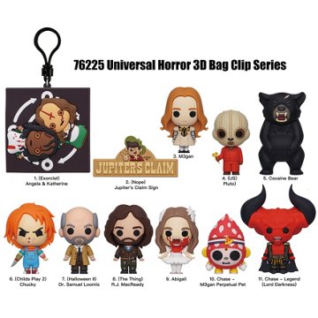 Monogram International Universal Horror Jupiter's Claim Figural Bag Clip Blind Pack - Series 4