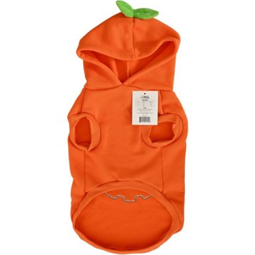 Max & Marlow Halloween Pumpkin Hooded Pet Costume, Large