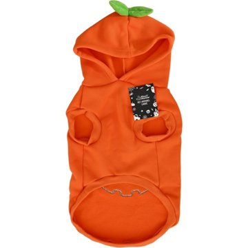 Max & Marlow Halloween Pumpkin Hooded Pet Costume, Large