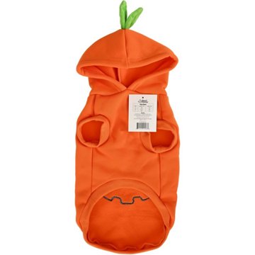 Max & Marlow Halloween Pumpkin Hooded Pet Costume, Small
