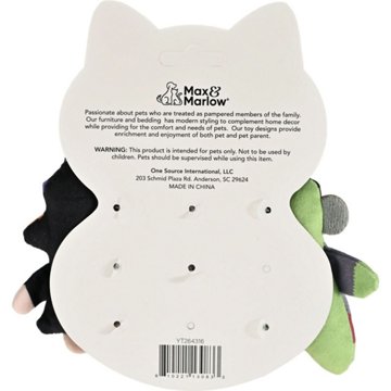 Max & Marlow Witch, Ghost & Frankenstein Halloween Cat Toys, 3 pk