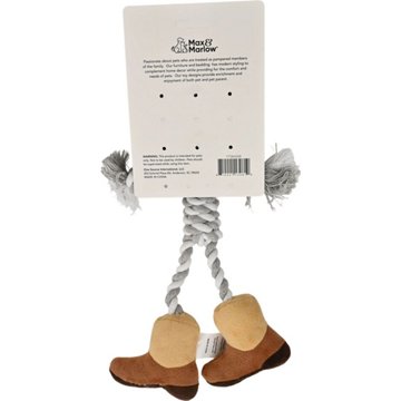 Max & Marlow Cowboy Skeleton Halloween Dog Rope Toy