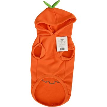 Max & Marlow Halloween Pumpkin Hooded Pet Costume, Medium