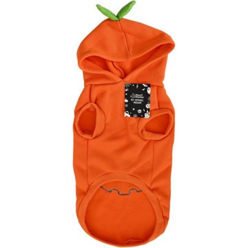 Max & Marlow Halloween Pumpkin Hooded Pet Costume, Medium