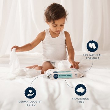 Millie Moon Sensitive Baby Wipes, 9 pk