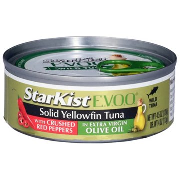 StarKist Solid Yellowfin Tuna with Crushed Red Pepper in Extra Virgin Olive Oil