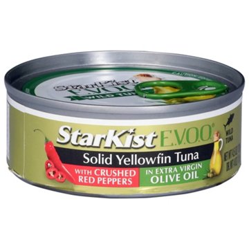 StarKist Solid Yellowfin Tuna with Crushed Red Pepper in Extra Virgin Olive Oil