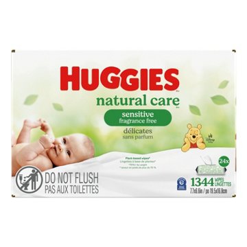 Huggies Natural Care Baby Wipes - Fragrance Free, 24 pk