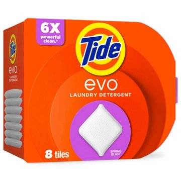 Tide Evo Laundry Detergent Tiles - Spring Blast