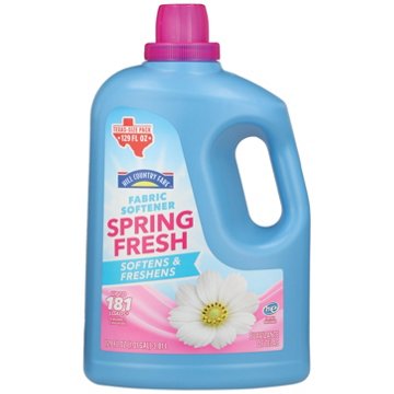 Hill Country Fare Fabric Softener, 181 Loads - Spring Fresh