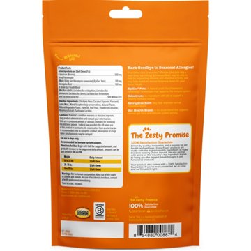 Zesty Paws Allergy & Immune Bites Lamb Flavor Soft Chews for Dogs, 60 ct