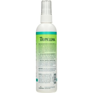 TropiClean Oatmeal + Aloe Medicated Itch Relief Pet Spray, 8 oz