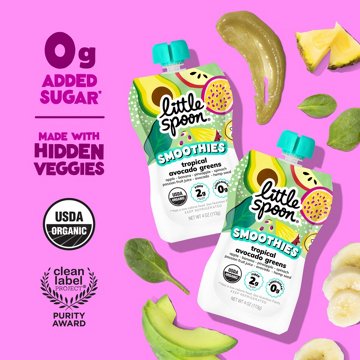 Little Spoon Smoothies - Tropical Avocado Greens