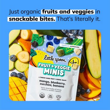 Little Spoon Fruit+Veggie Mini Mango, Blueberry, Banana