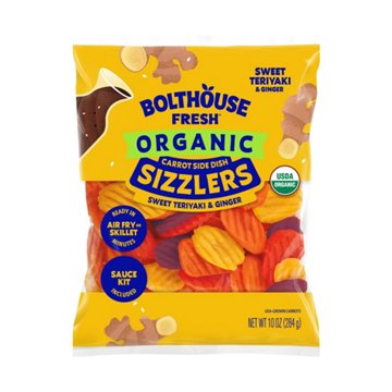 Bolthouse Fresh Organic Carrot Sizzlers - Teriyaki & Ginger, 10 oz