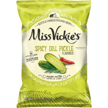 Miss Vickie's Spicy Dill Pickle Kettle Cooked Potato Chips