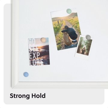 U Brands Soft Touch Pebble Magnets, 8 ct