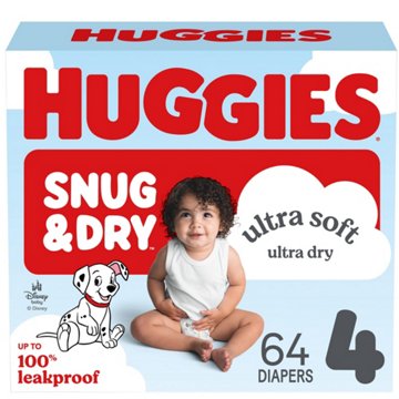Huggies Snug & Huggies Snug & Dry Baby Diapers - Size 4 (20-32 lbs)